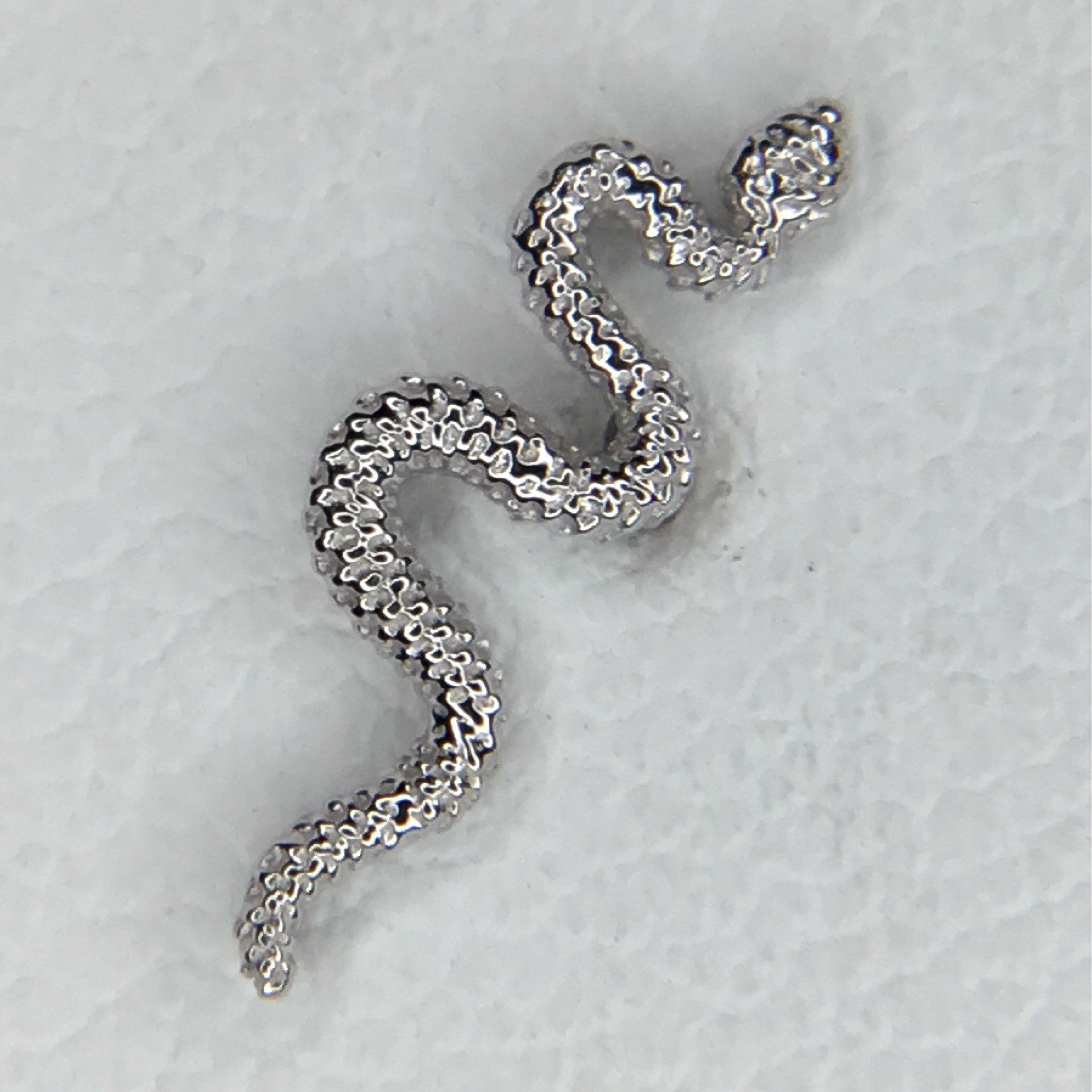 BVLA 12mm Delicate Snake purchases 14k White Gold